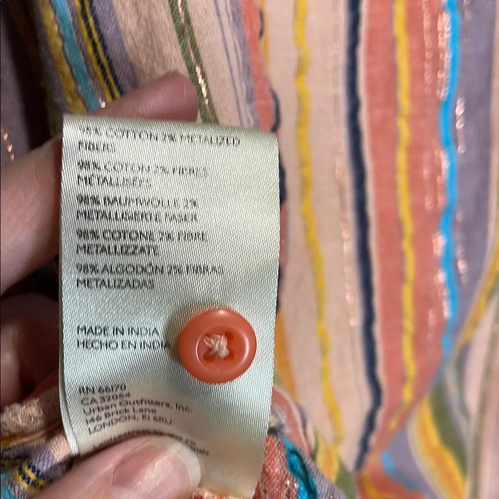 Pilcro Multicolor Striped Button Down Shirt - Picture 10 of 10